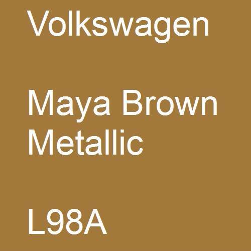 Volkswagen, Maya Brown Metallic, L98A.